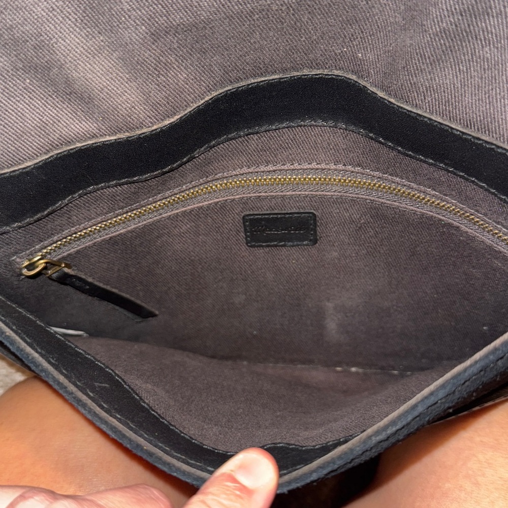 Madewell Suede Clutch Purse - Picture 4 of 5